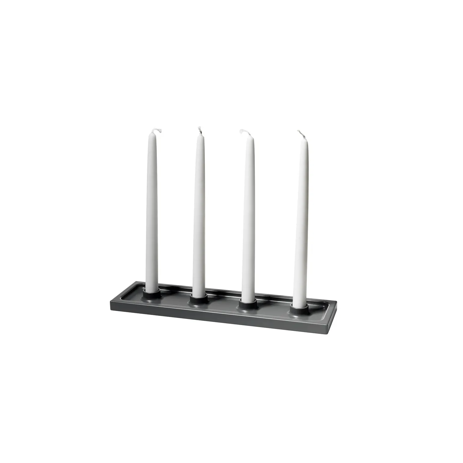 Crater Adventsleuchter, Grau, 4 Lichter SMD Design