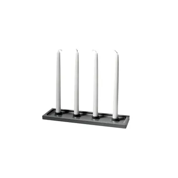 Crater Adventsleuchter - Grau, 4 Lichter - SMD Design