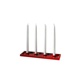 Crater Adventsleuchter - Rot, 4 Lichter - SMD Design