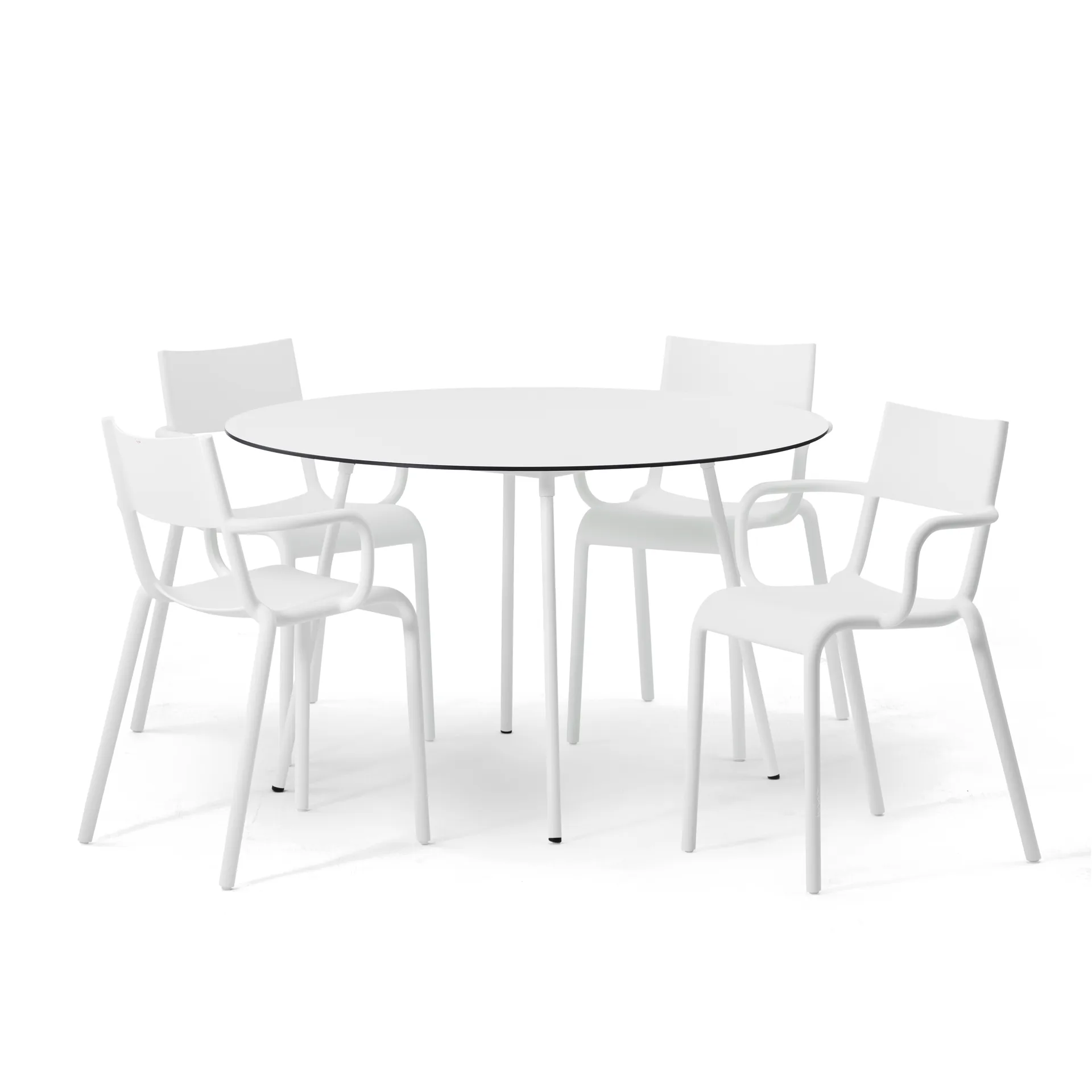 Ella Esstisch runt, Dunkelgrau SMD Design