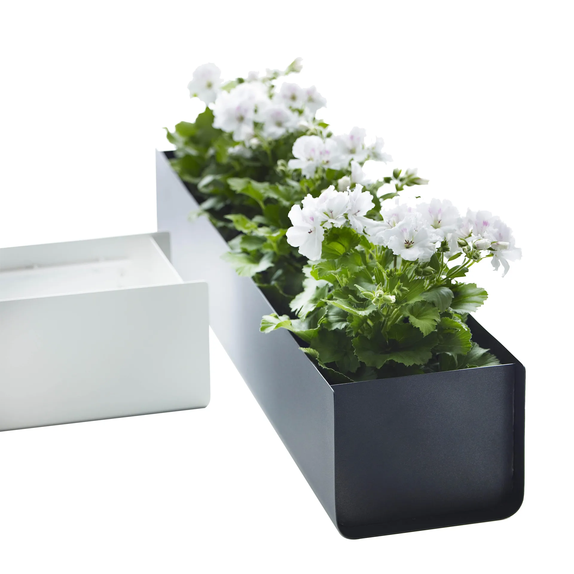 Jorda Blumenkiste, Schwarz 100 cm SMD Design