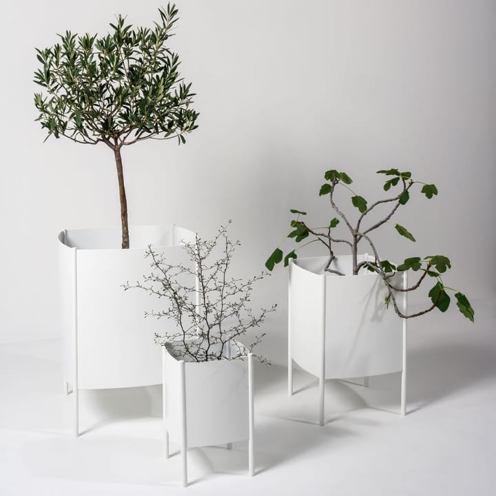 Konvex Pot Blumentopf - weiß, groß Ø47 cm - SMD Design