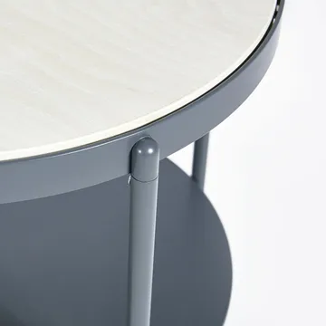 Lene Couchtisch - Weiß, Eschenfurnier weiß pigmentiert - SMD Design