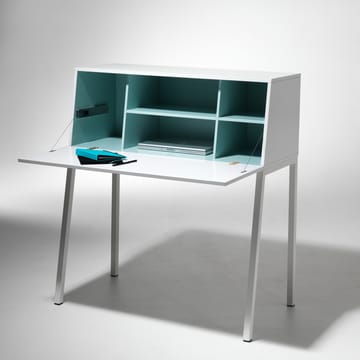 Mormor Schreibtisch - Weiß lackiert, weiß lackiert - SMD Design