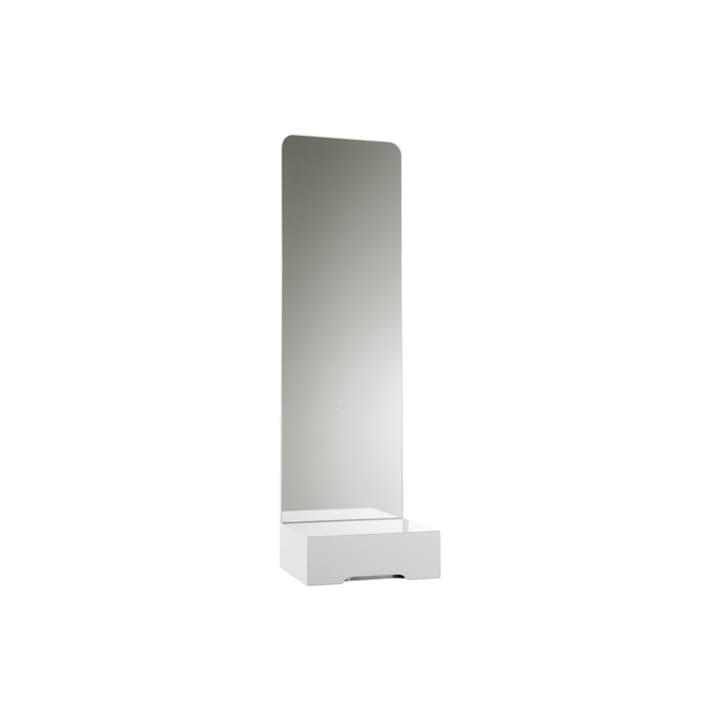 Prisma Spiegel - Weiß, 117 x 35cm - SMD Design