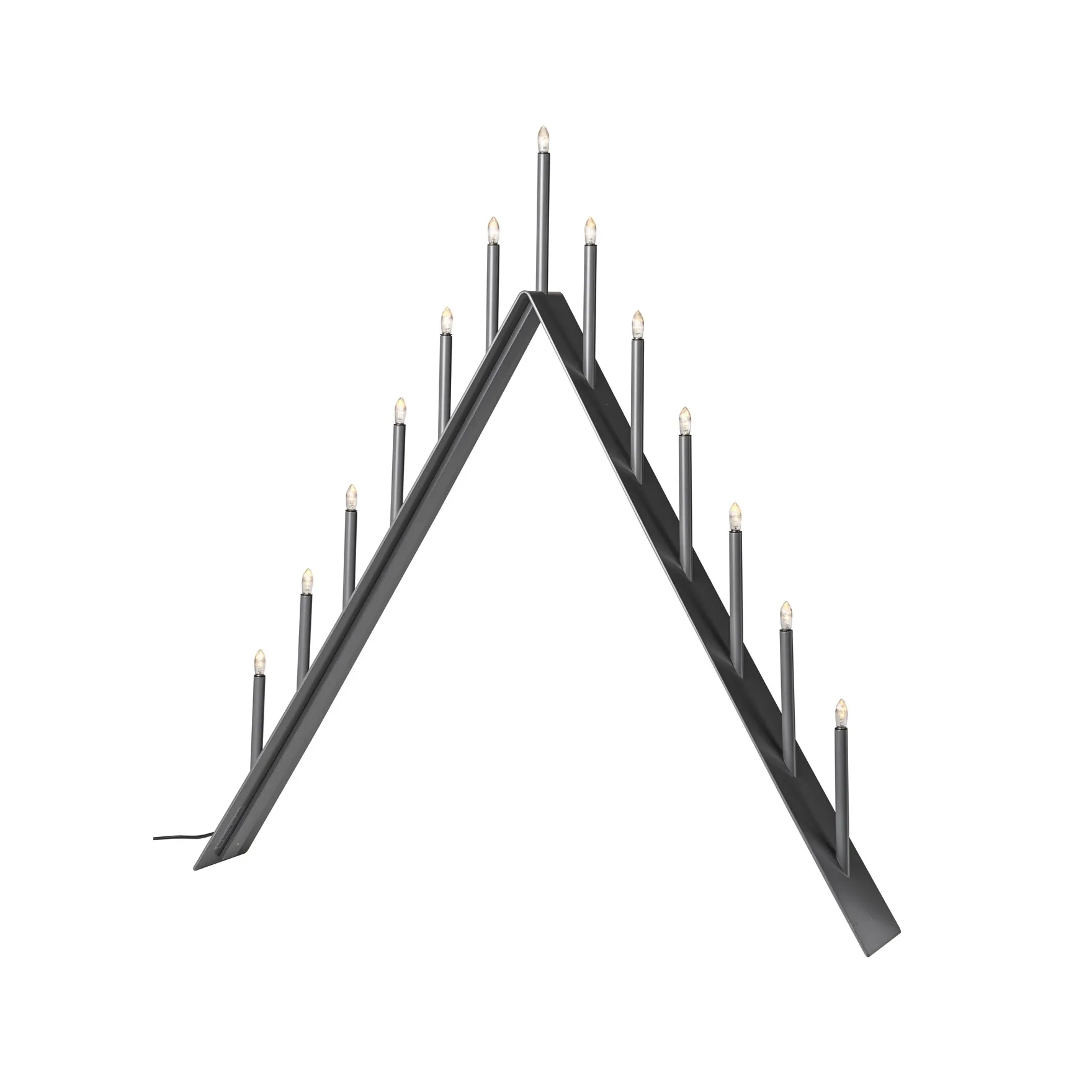 Spica 13 Adventskerzenhalter, Grau SMD Design