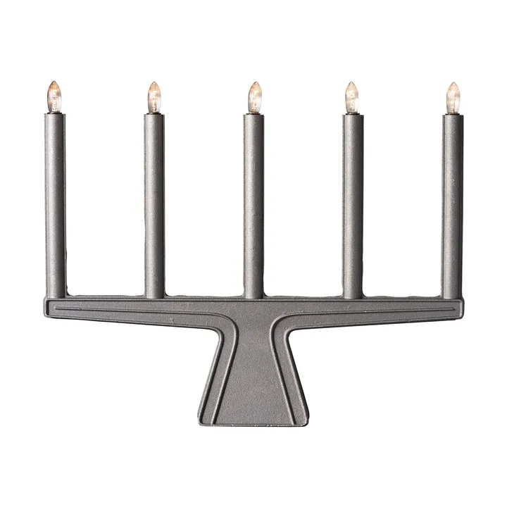 Stella 5 Adventsleuchter 41 cm - Aluminium - SMD Design