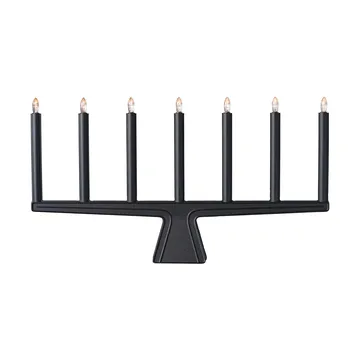 Stella 7 Adventsleuchter 60 cm - Schwarz - SMD Design