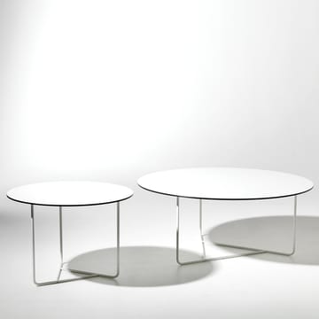 Tellus Beistelltisch - Weiß, Gestell weiß, h44 d64 - SMD Design