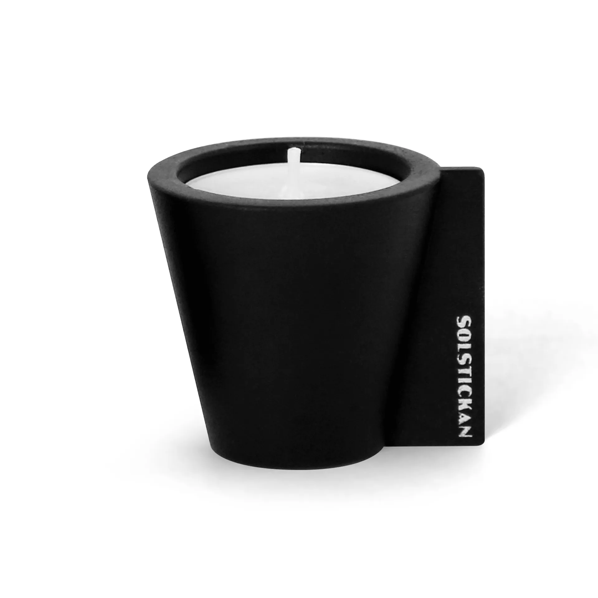 Flipp Kerzenhalter 5 x 6 cm, Schwarz Solstickan Design