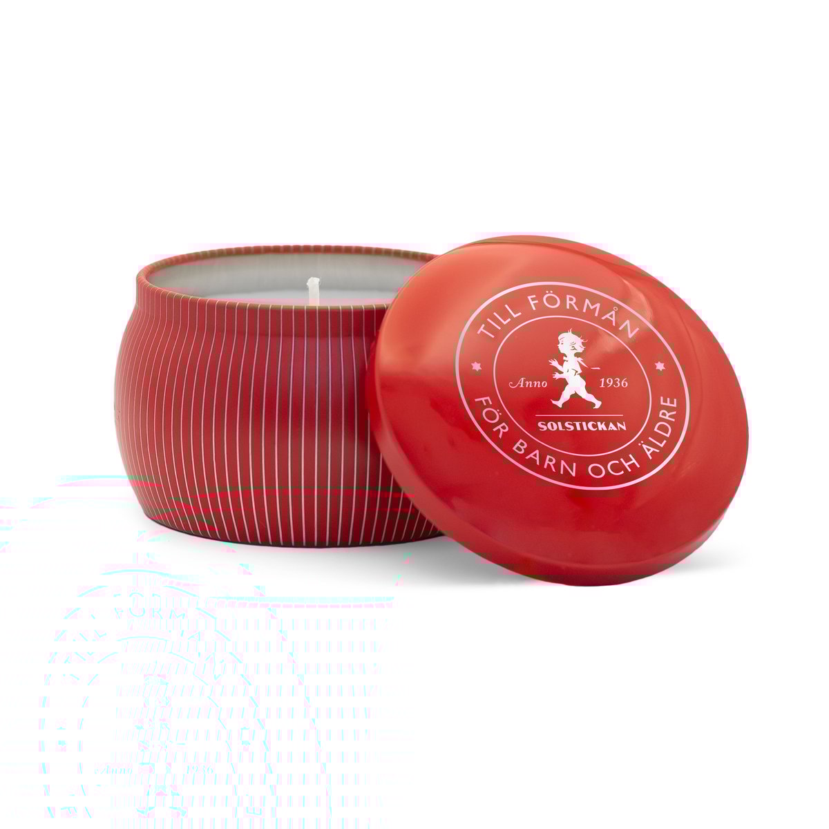 Solstickan Design Solstickan Duftkerze 25 h Rot-Zimt & Orange