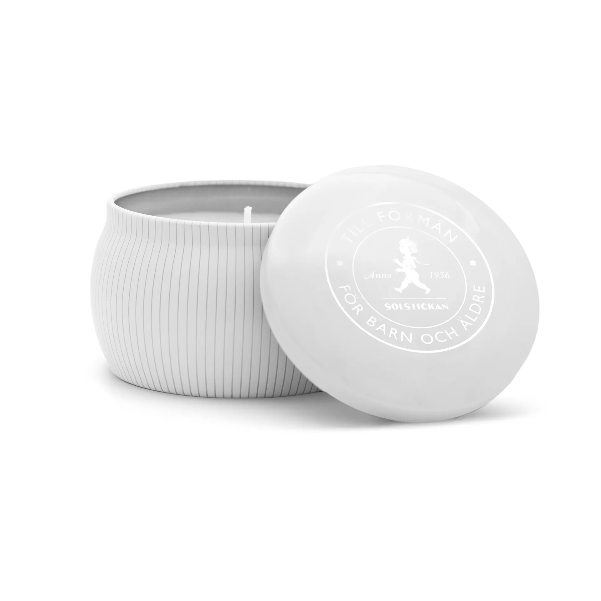 Solstickan Duftkerze 25 h, Weiß-Eukalyptus Solstickan Design