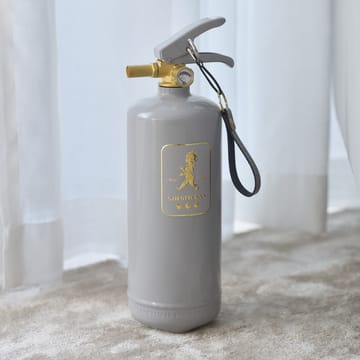 Solstickan Feuerlöscher 2 kg - Design Edition Grau-Gold - Solstickan Design