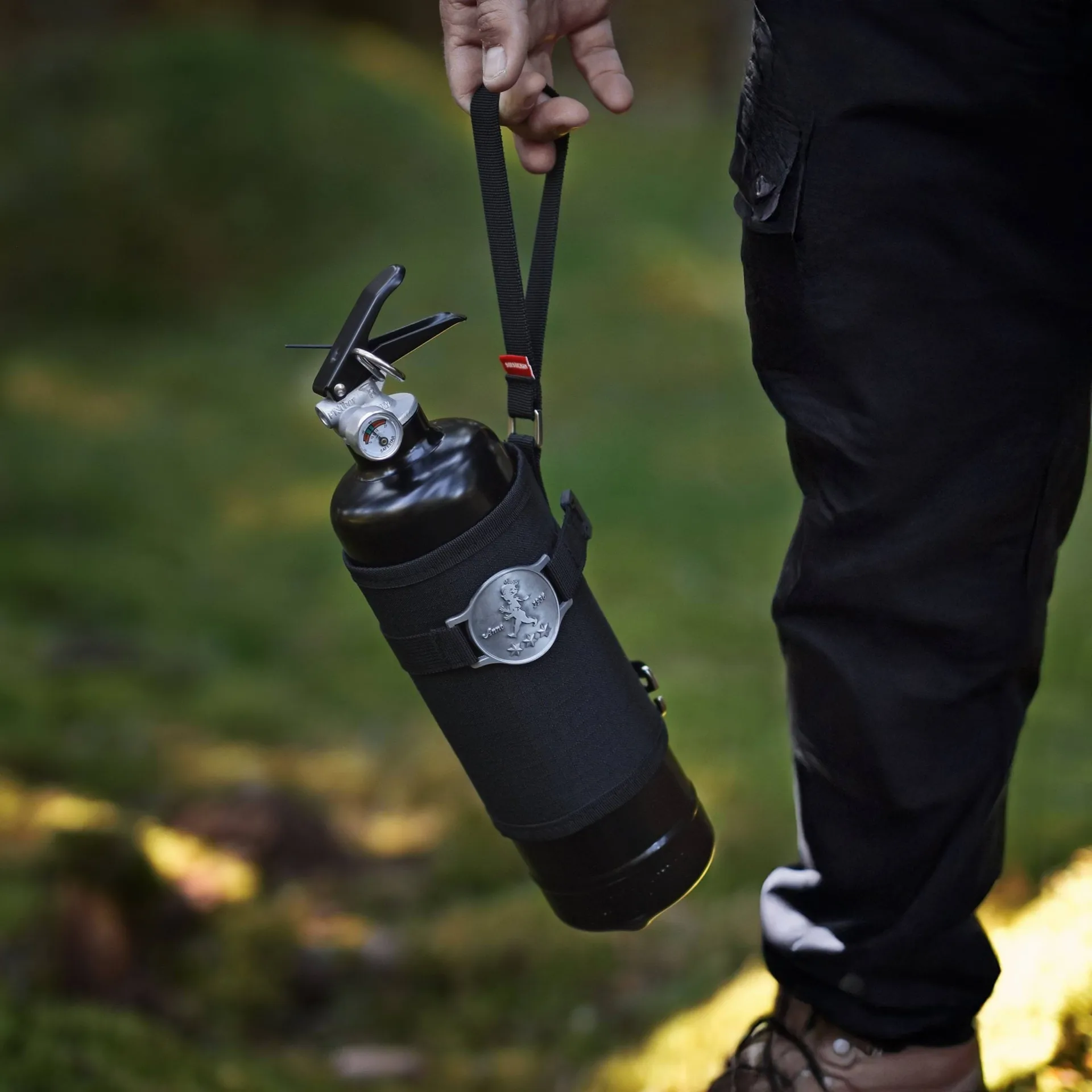 Solstickan Feuerlöscher 6 kg, Outdoor edition, Schwarz Solstickan Design