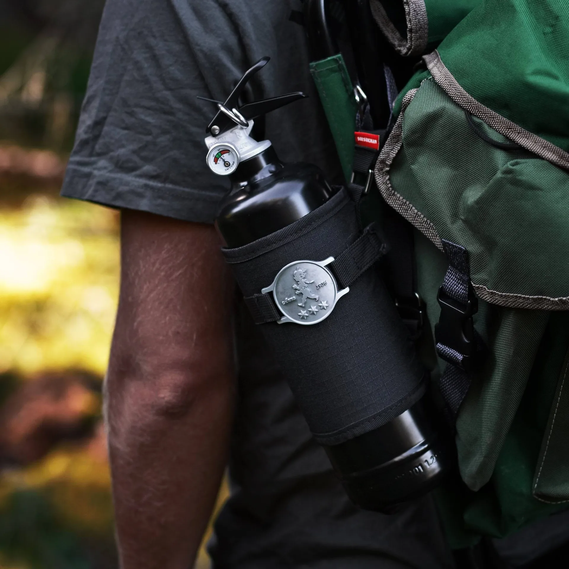 Solstickan Feuerlöscher 6 kg, Outdoor edition, Schwarz Solstickan Design