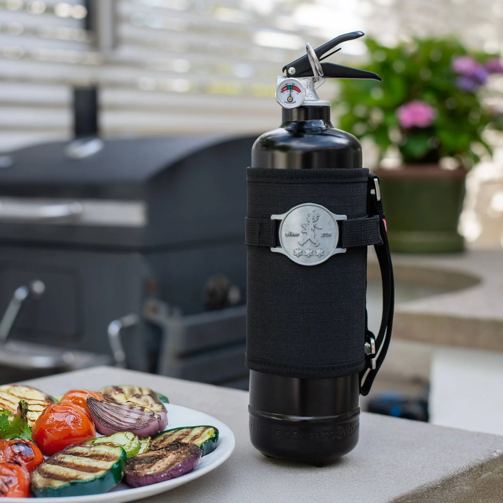 Solstickan Feuerlöscher 6 kg, Outdoor edition, Schwarz Solstickan Design
