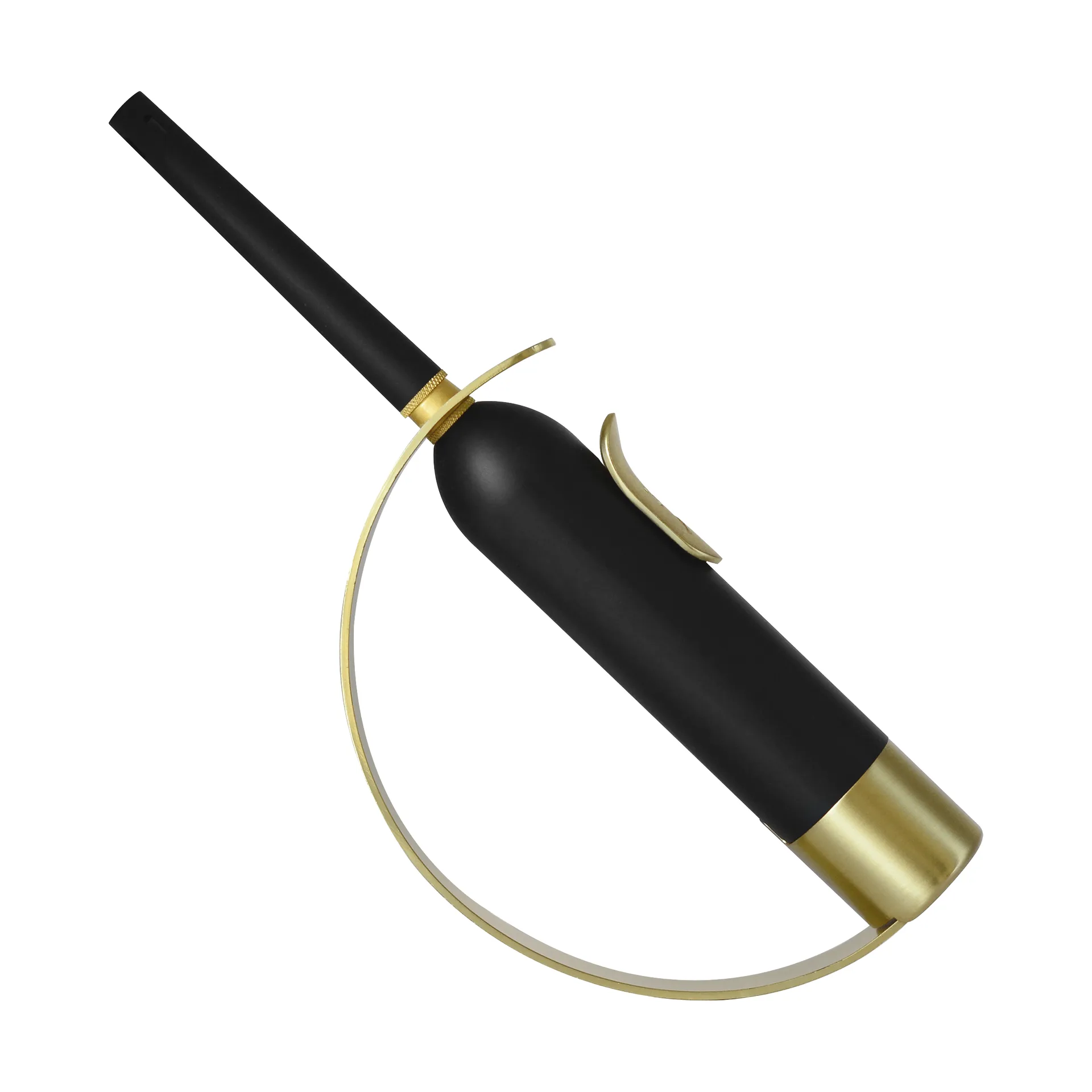Solstickan Feuerzeug mit Flammenklinge, Schwarz-messing Solstickan Design