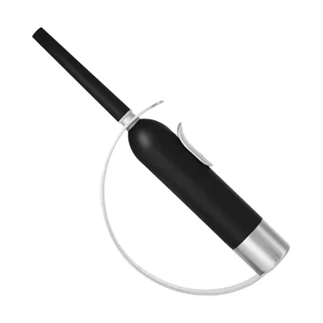 Solstickan Feuerzeug mit Flammenklinge - Schwarz-Silber - Solstickan Design