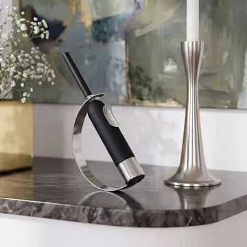 Solstickan Feuerzeug mit Flammenklinge - Schwarz-Silber - Solstickan Design