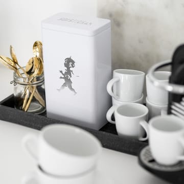 Solstickan Kaffeedose 20,5 cm - Hochglanz weiß - Solstickan Design