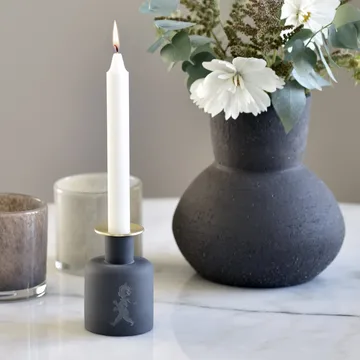 Solstickan Keramikkerzenständer - Dunkelgrau-Anthrazit - Solstickan Design