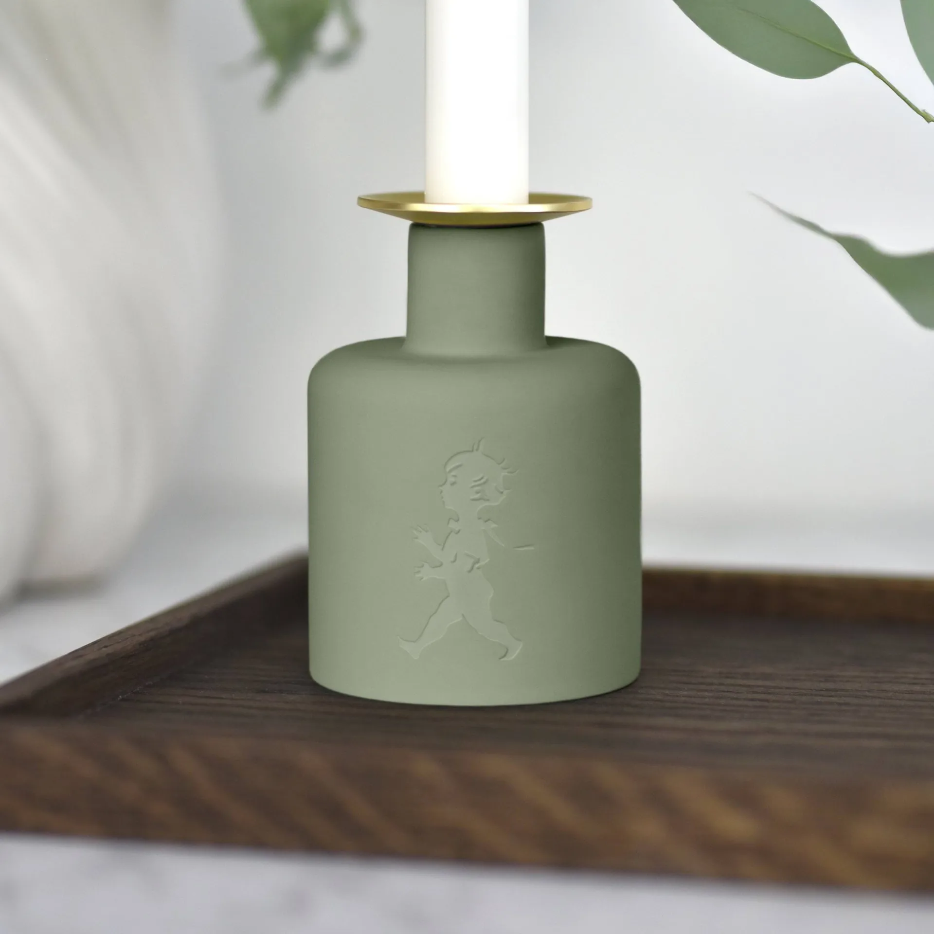 Solstickan Keramikkerzenständer, Grün Solstickan Design