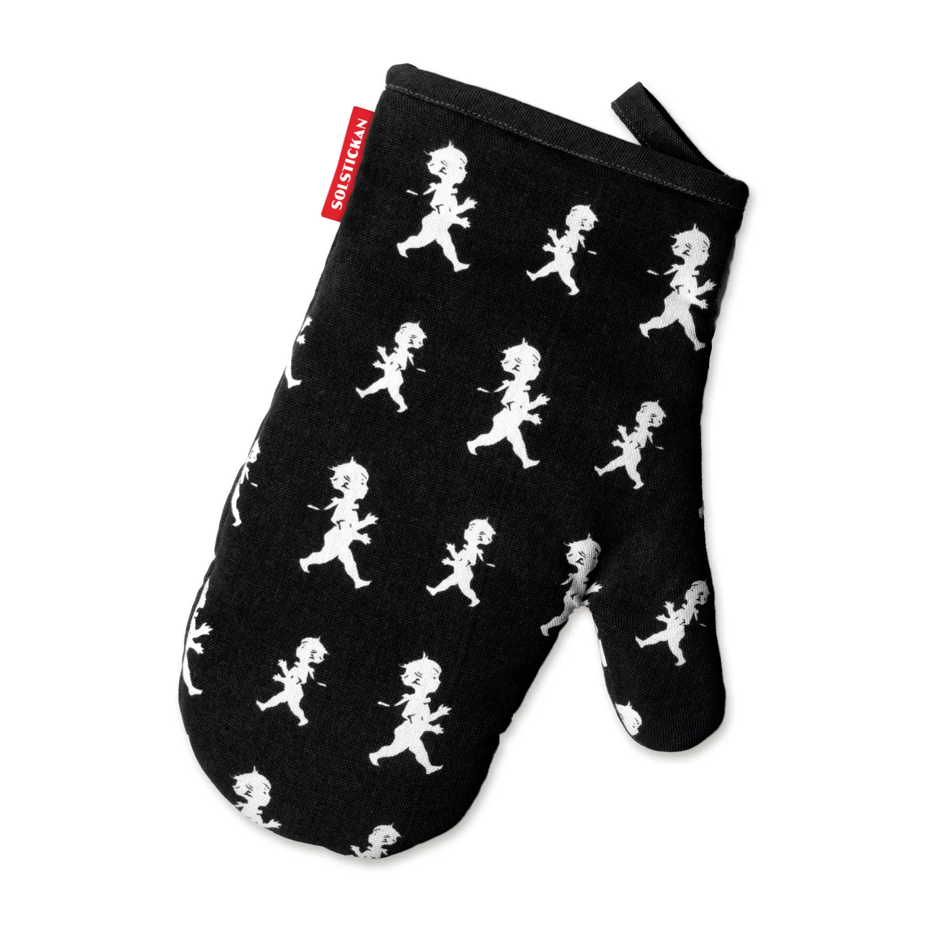 Solstickan Ofenhandschuh 22 x 30 cm, Schwarz Solstickan Design