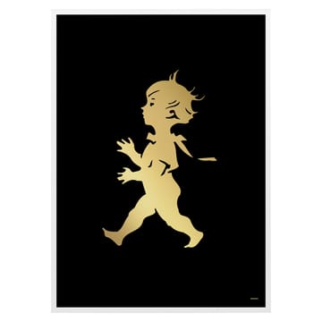 Solstickan Poster 50 x 70 cm - Gold-schwarz - Solstickan Design