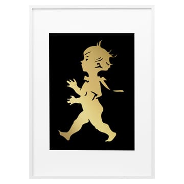 Solstickan Poster 50 x 70 cm - Gold-schwarz - Solstickan Design