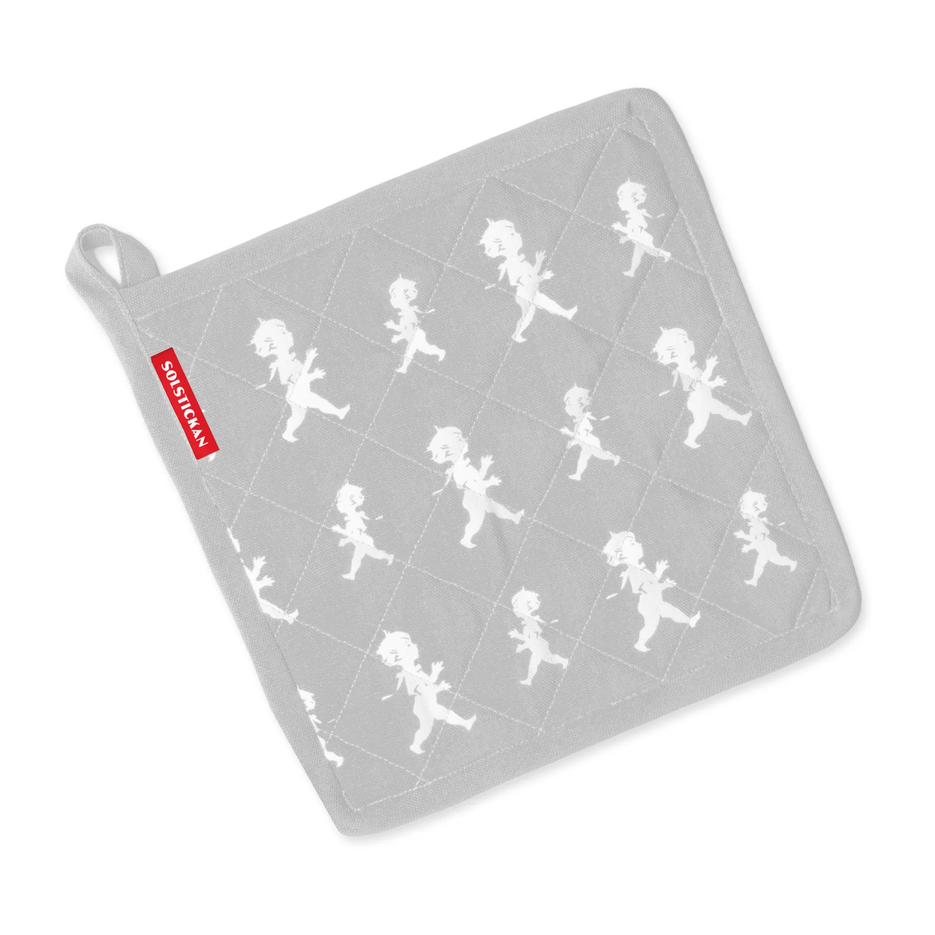 Solstickan Topflappen 22 x 22 cm, Grau Solstickan Design