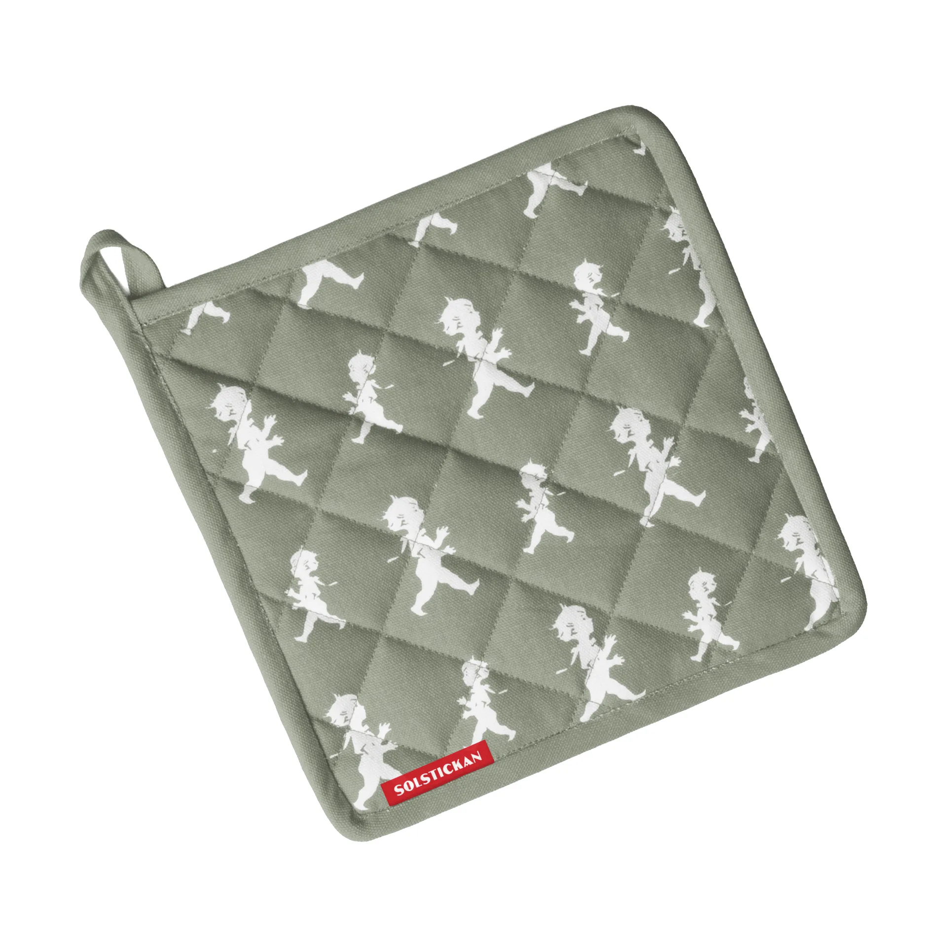 Solstickan Topflappen 22 x 22 cm, Grün Solstickan Design