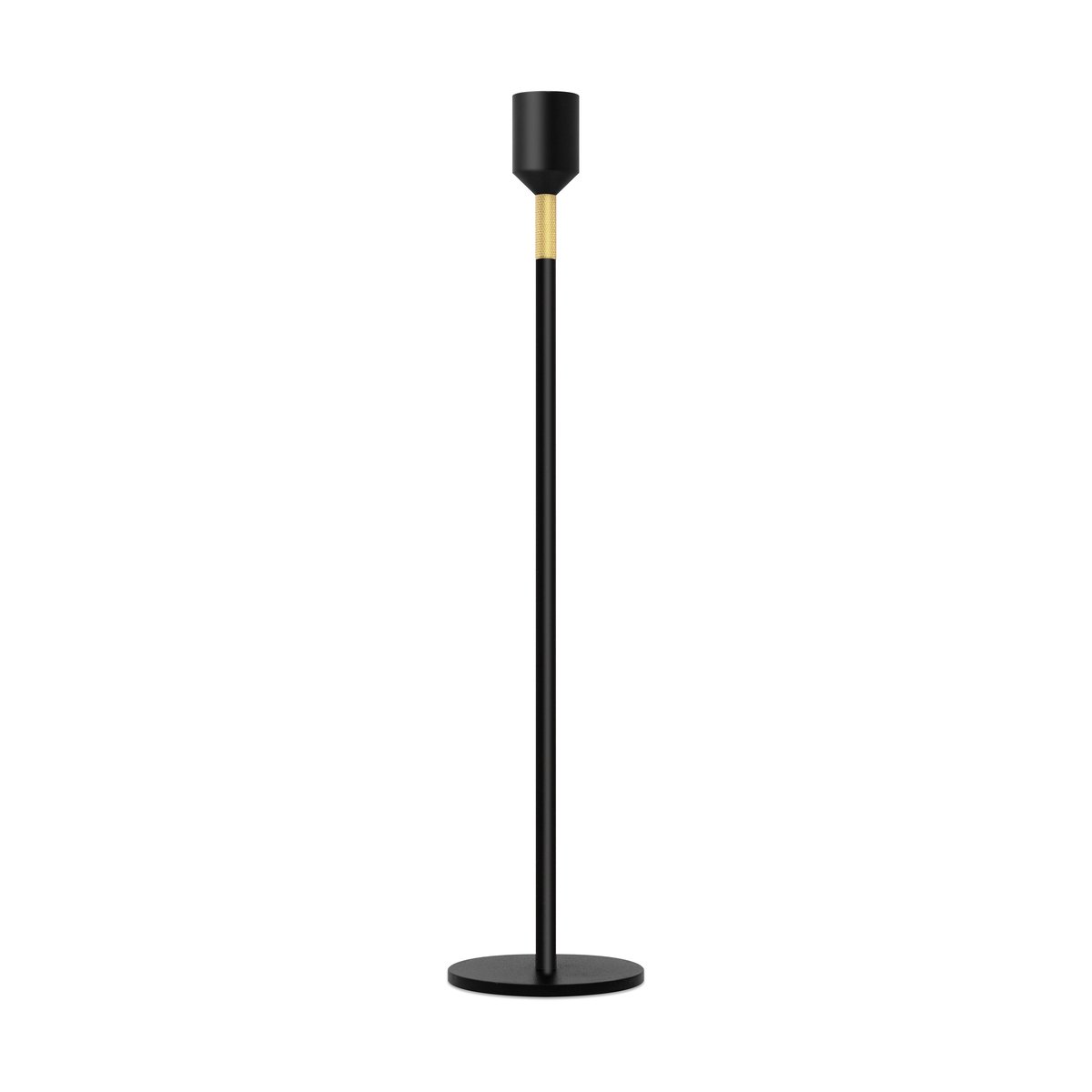 Solstickan Design Three Stars Kerzenhalter L 34 cm Schwarz