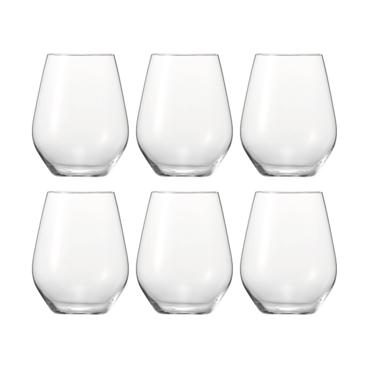 Spiegelau Authentis Casual Rotweinglas 46 cl 6er-Pack. Klar