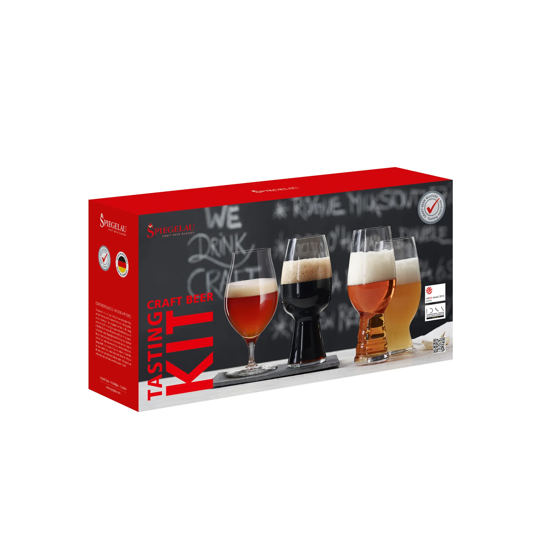 Beer Classics Bier-Probe Set 4er Pack, Klar Spiegelau