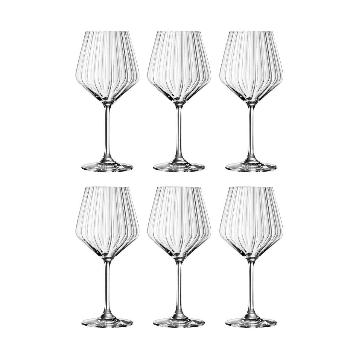 Spiegelau LifeStyle Burgundy Rotweinglas 64 cl 4er-Pack Klar