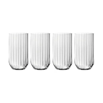 Linear long drink Glas 44,5 cl 4er-Pack - Klar - Spiegelau