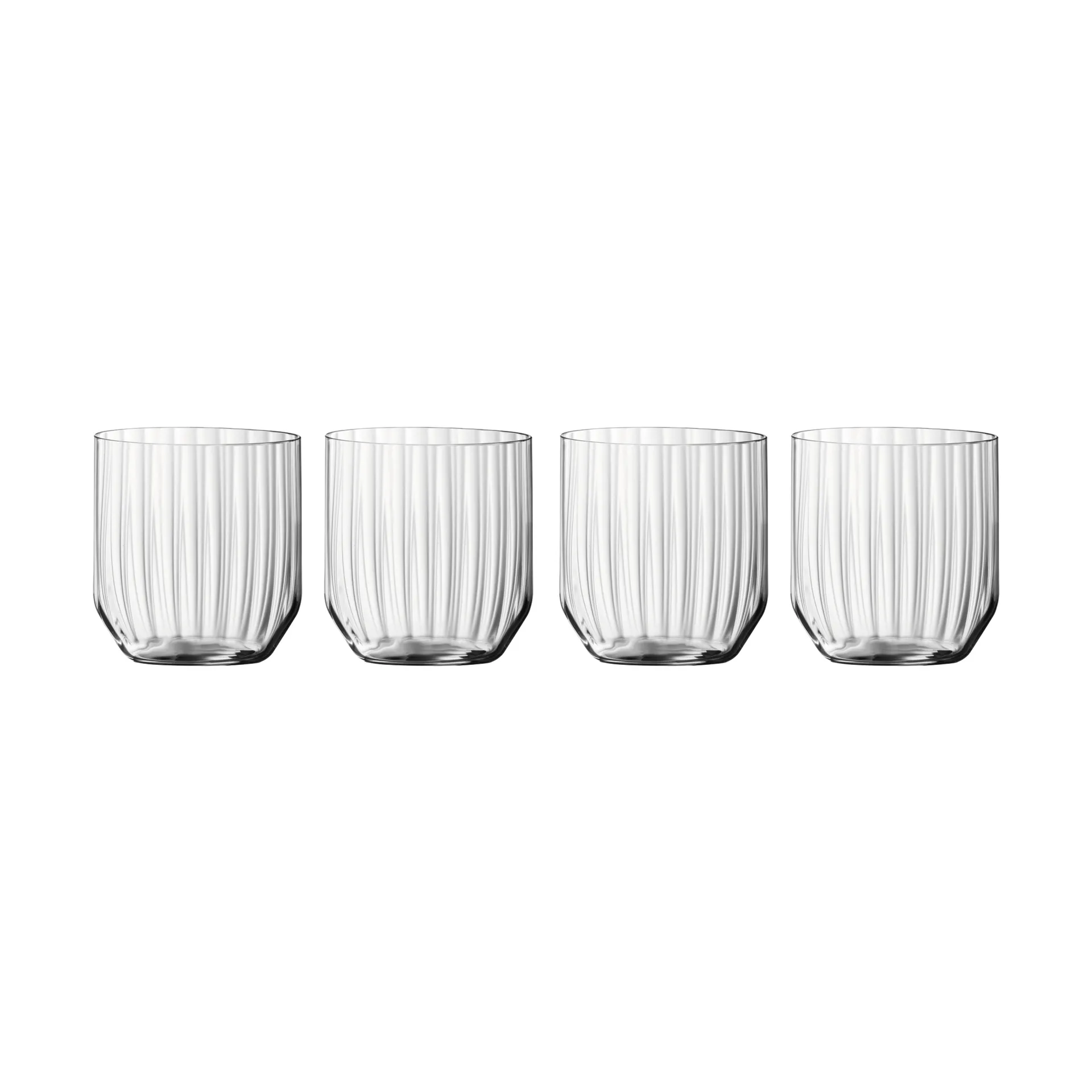 Linear whiskey tumbler 34,5 cl Glas 4er-Pack, Klar Spiegelau