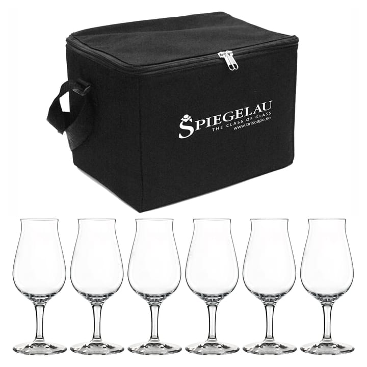 Whiskeysniffer-Glas Tasche inkl 6 Glas - Klar - Spiegelau