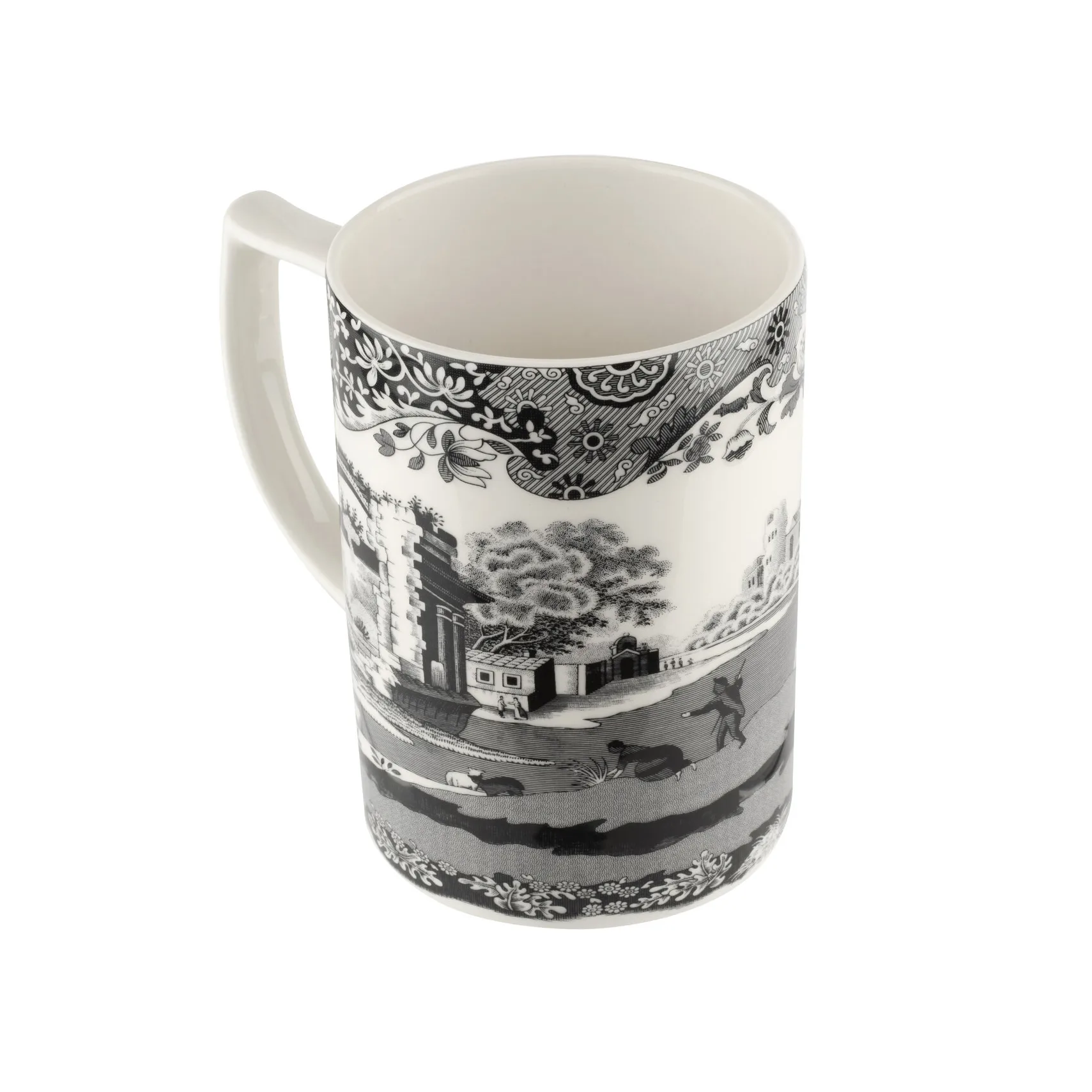 Black Italian Tasse, 34cl Spode