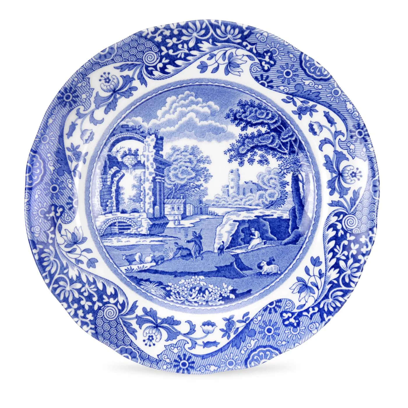Blue Italian kleiner Teller, 15cm Spode