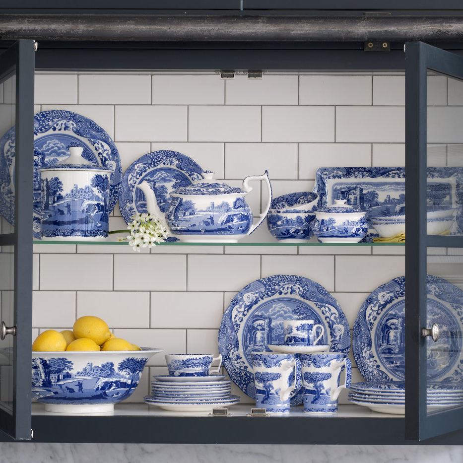 Spode blue italian plates cheap