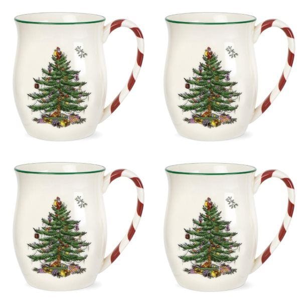 Christmas Tree Becher 40 cl 4er-Pack - Pfefferminze - Spode