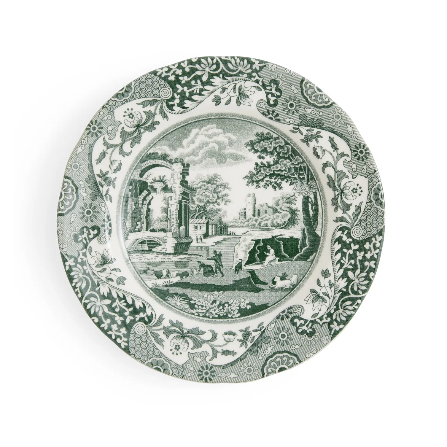Heritage Green Italian Teller, Grün, Ø20 cm Spode