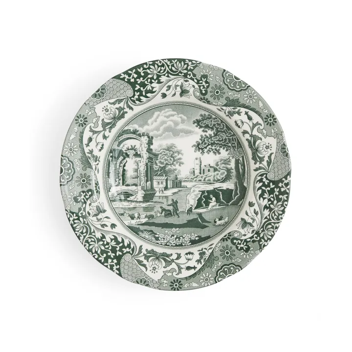 Heritage Green italienischer Suppenteller - Grün, Ø23 cm - Spode