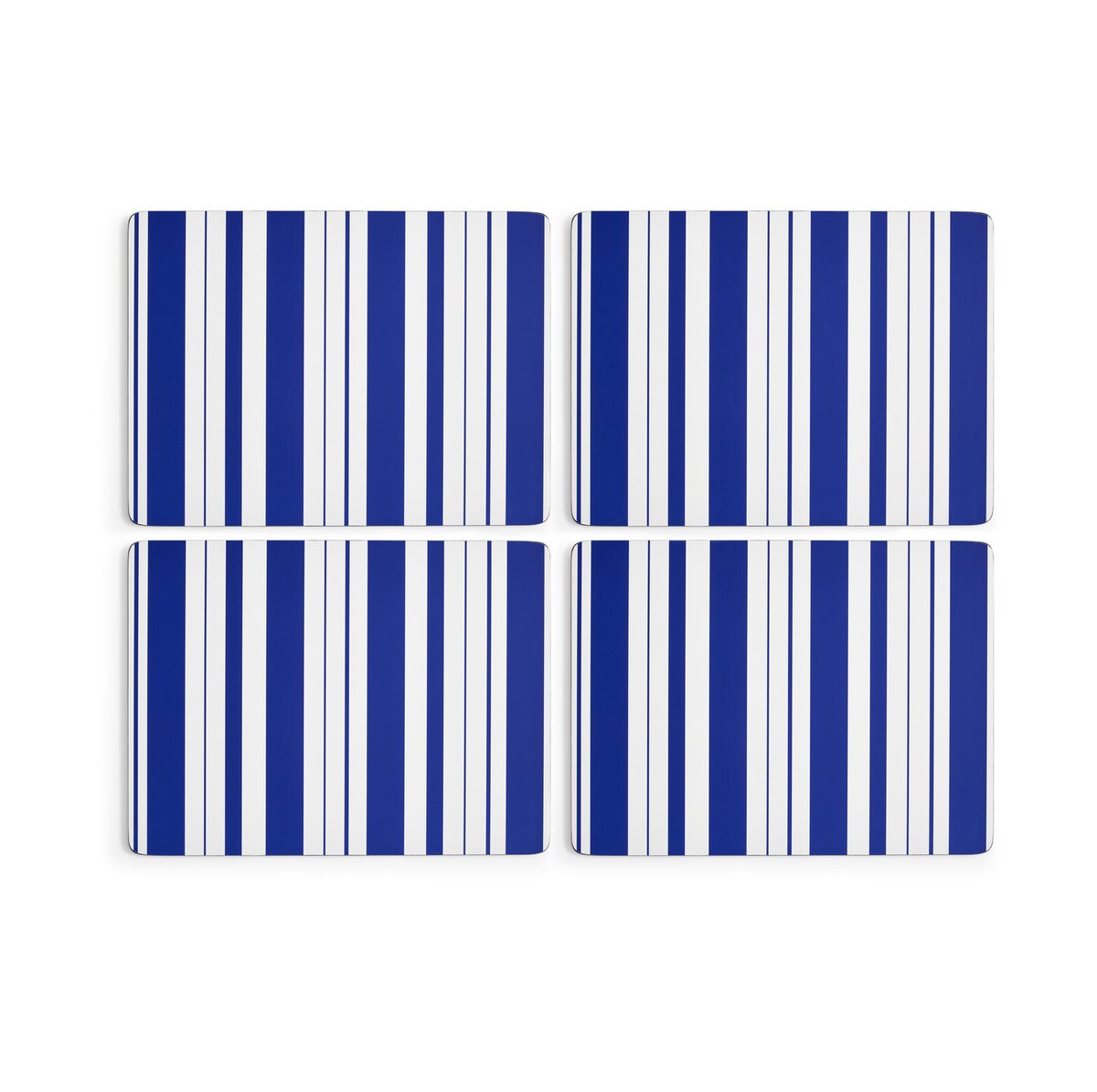 Spode Steccato Tischset 30x40 cm 4er-Pack Blau-Weiß