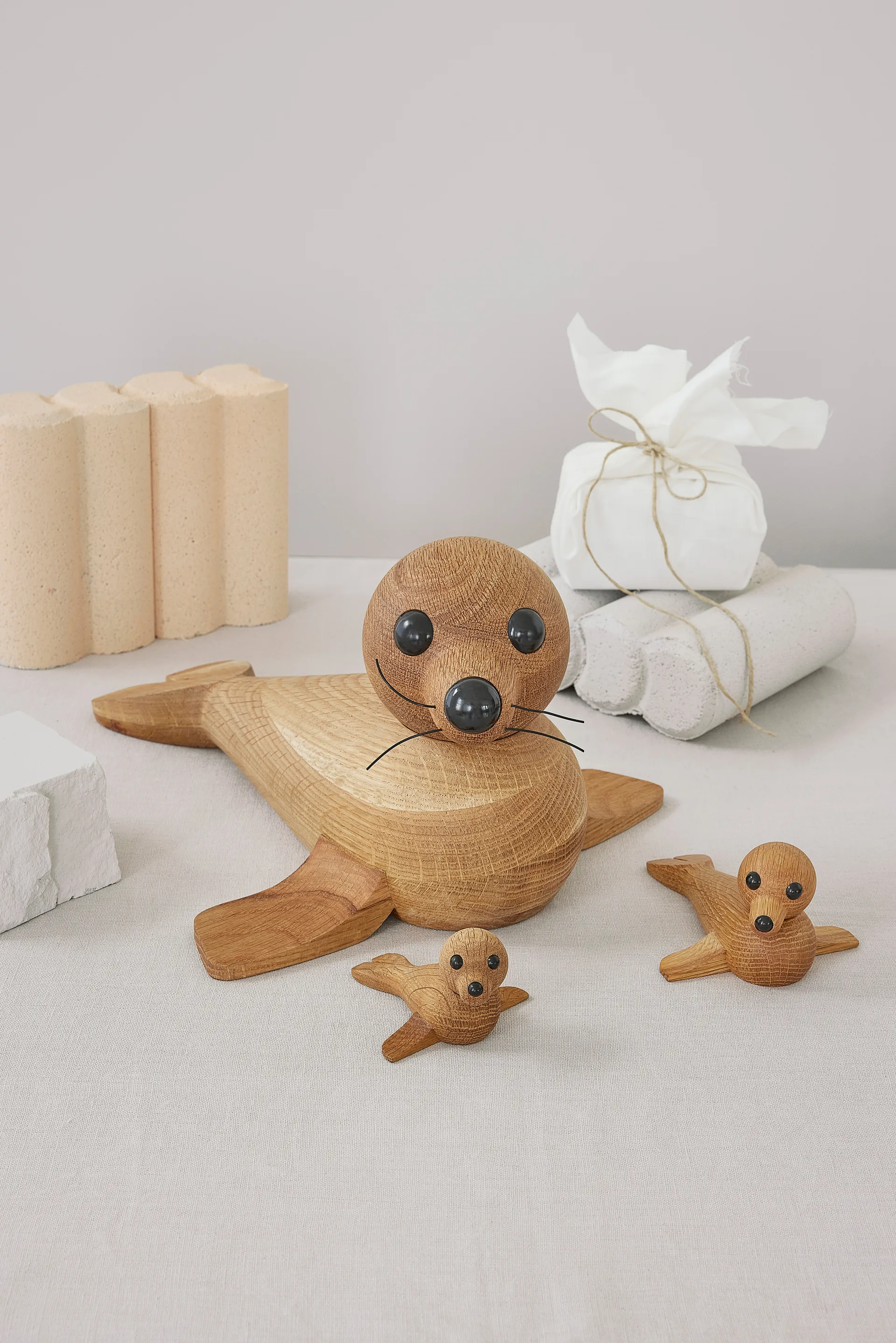 Anaana Robbe Dekoration 17 cm, oak Spring Copenhagen