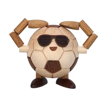 Billy Ball Fußball Figur - Beige, 8x6,5x6,7 cm - Spring Copenhagen