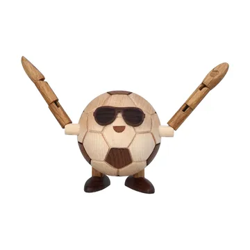 Billy Ball Fußball Figur - Beige, 8x6,5x6,7 cm - Spring Copenhagen