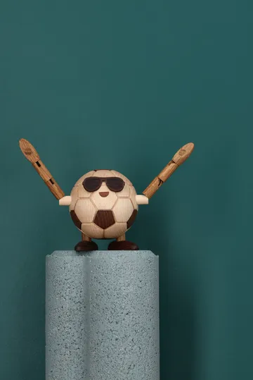 Billy Ball Fußball Figur - Beige, 8x6,5x6,7 cm - Spring Copenhagen