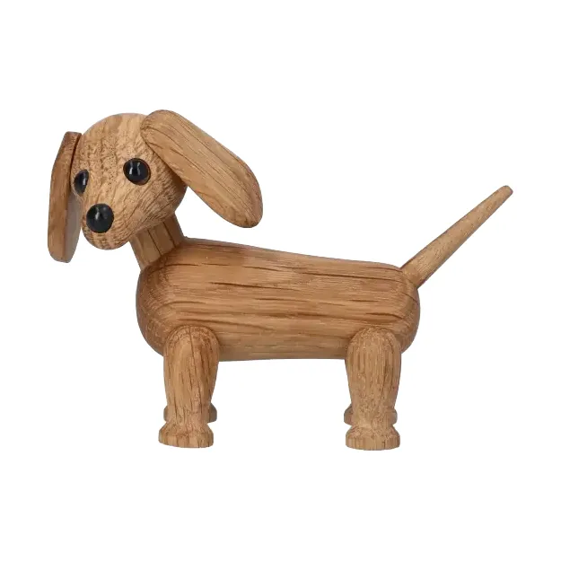 Chico Hunde Figur, Beige, 10,5x4,8x6,8 cm Spring Copenhagen